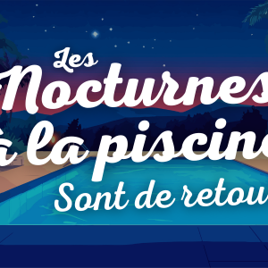 Piscine nocturne à Saint-Paul