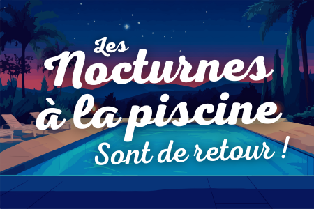 Piscine nocturne à Saint-Paul