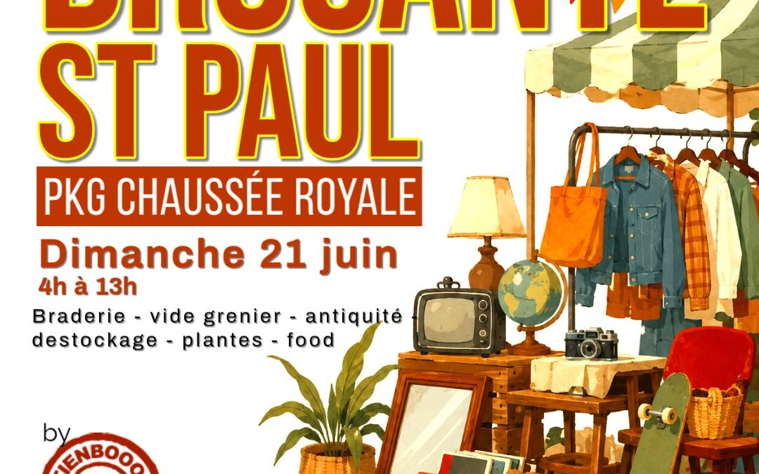 Brocante Chaussee Royale a Saint-Paul